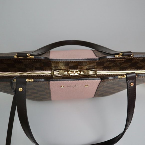 ❌SOLD❌Louis Vuitton Damier Ebene Jersey Magnolia Tote - Picture 9 of 16